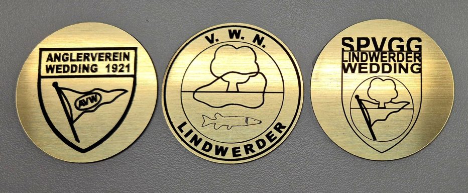 Logo Embleme/Gravuren für Medaillen oder Pokale